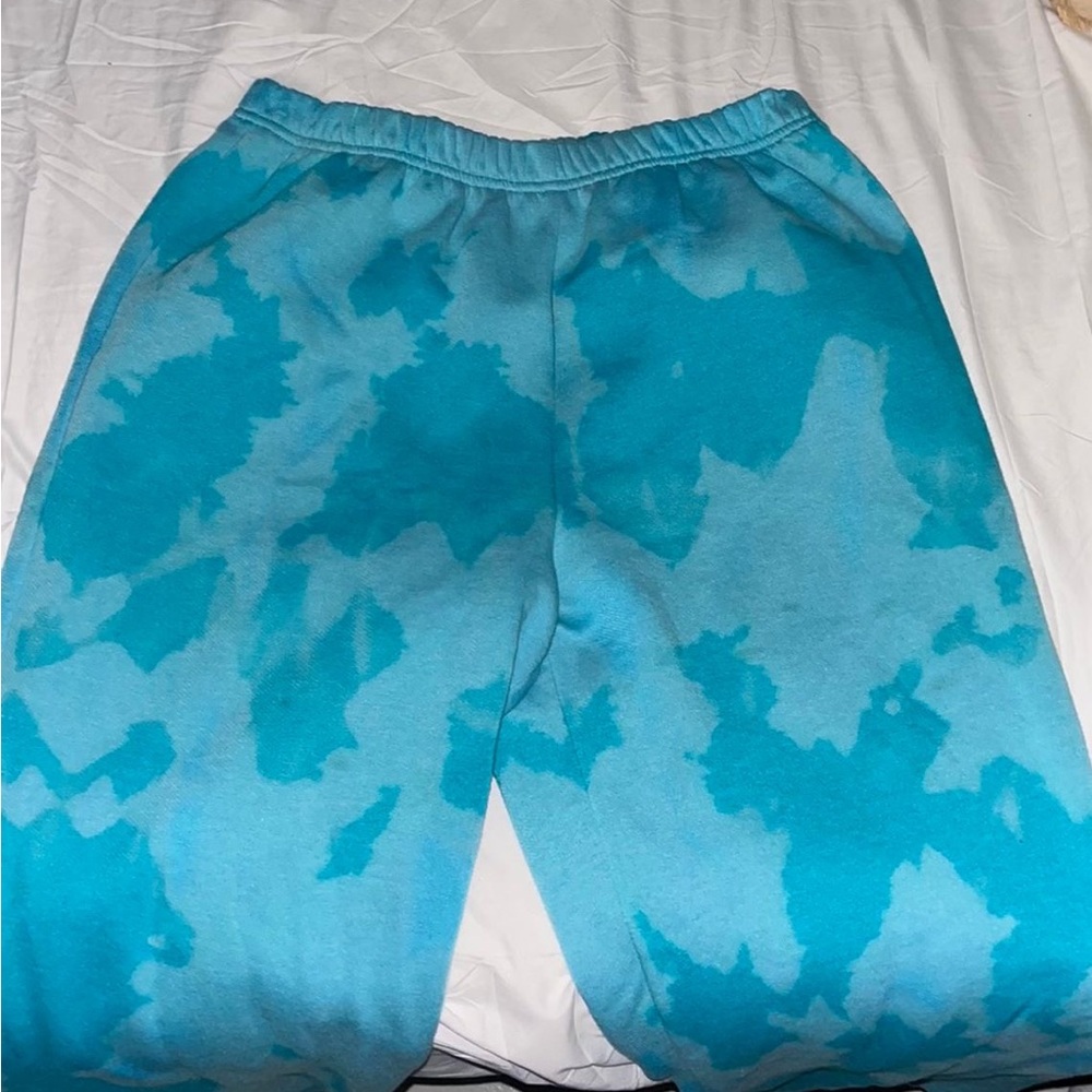 Bleach tie dye sweatpants